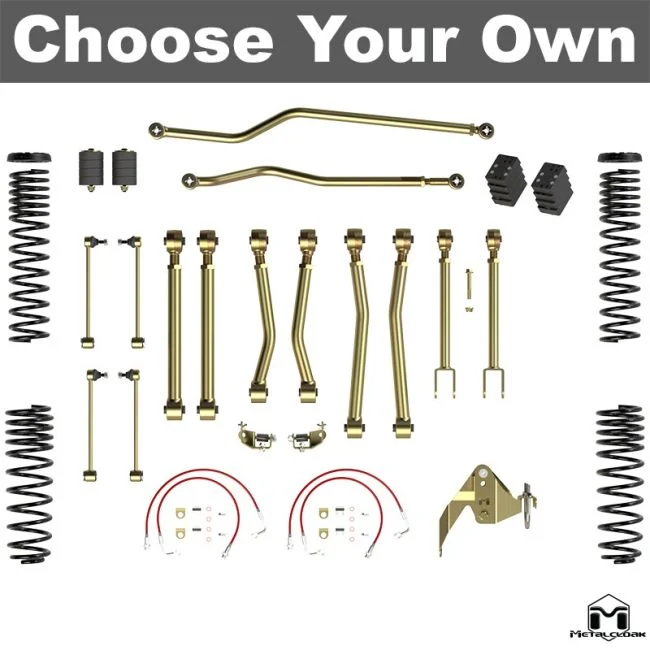 Metalcloak Jeep Wrangler Game Changer Suspension & Lift Kit